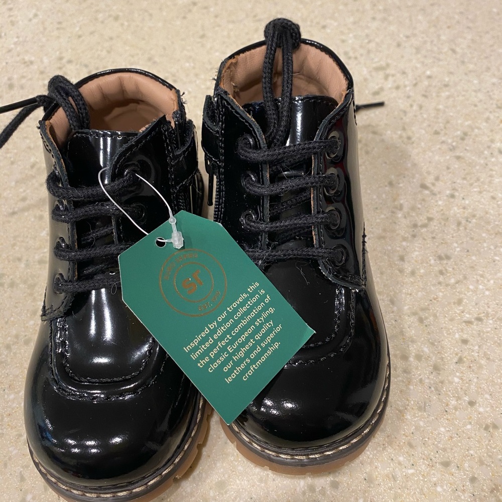 Toddler BRAND NEW never worn combat boots.  Free shipping